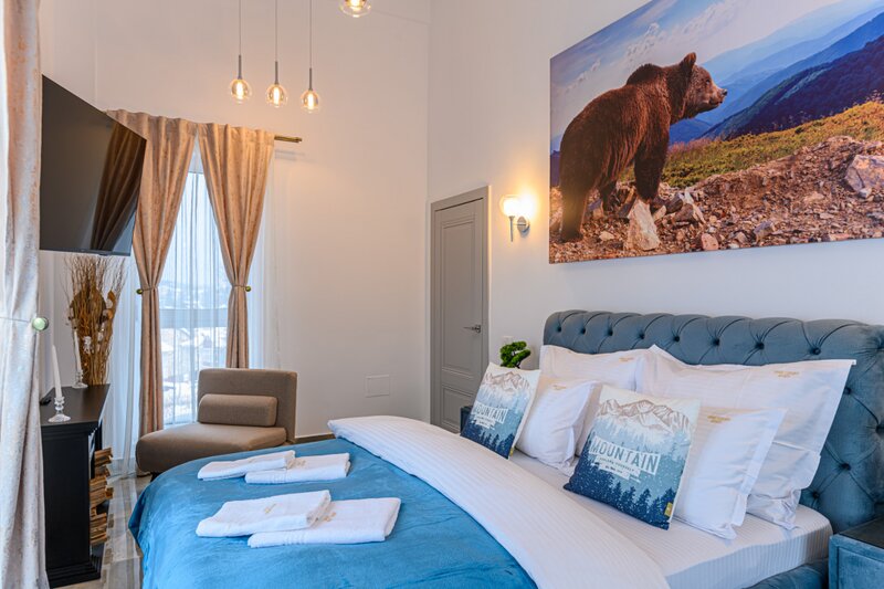 Brasov Apartament unic in Predeal – lux, vedere la partie cu terasa si parcare